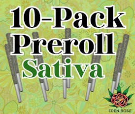 10-Pack Preroll - Sativa