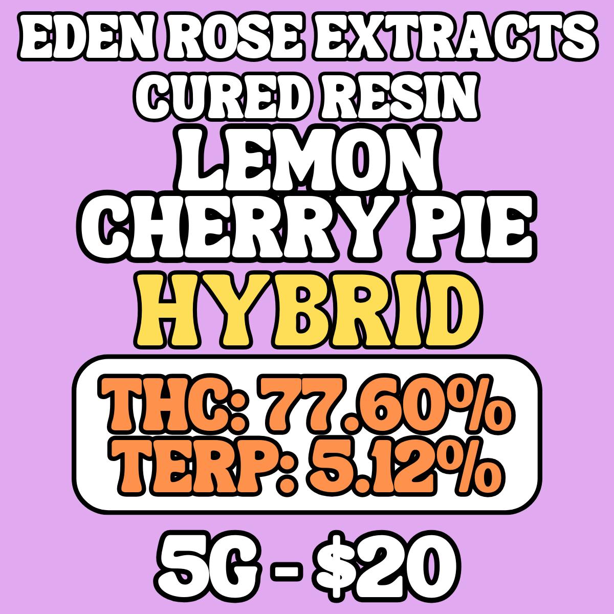 5g Cured Resin Dabs - Lemon Cherry Pie - Hybrid