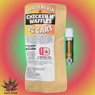 2G CURED RESIN VAPE CART- CHICKEN N' WAFFLES - HYBRID
