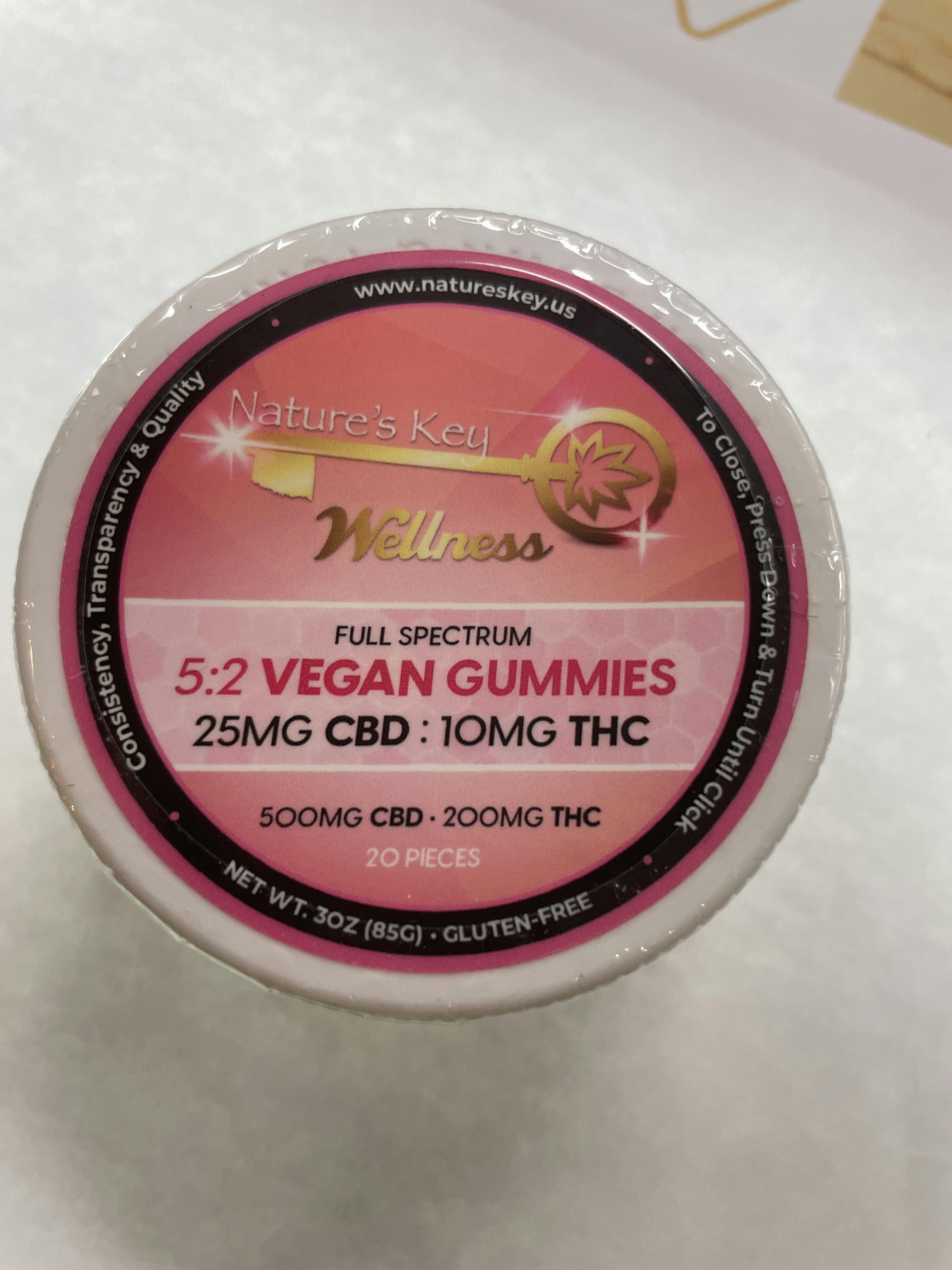 (25:10) 500mg CBD/200mg THC, Orange Pineapple - Gummies