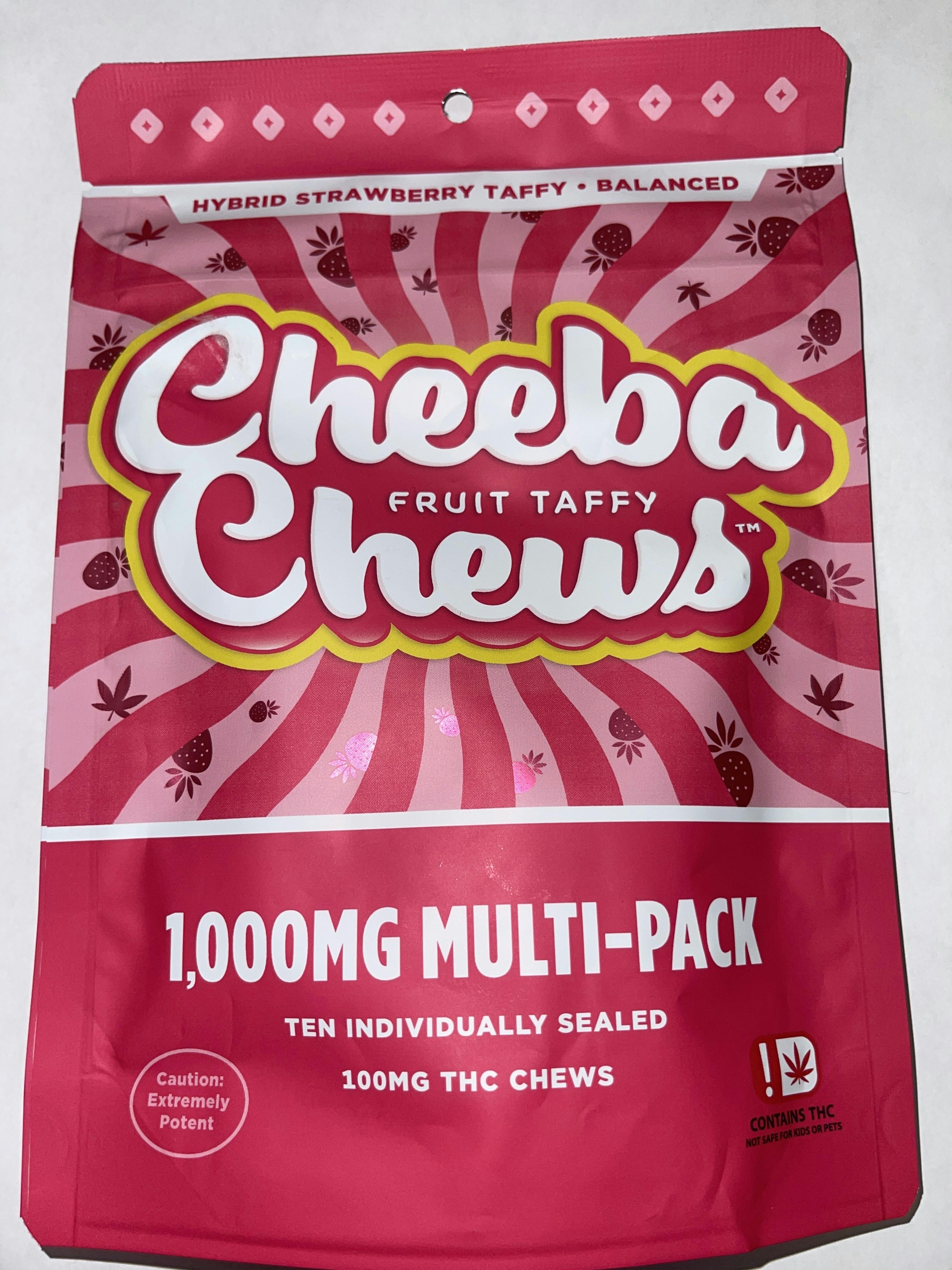 Cheeba CHEEBA CHEWS MEGA STRENGTH 1000MG - STRAWBERRY