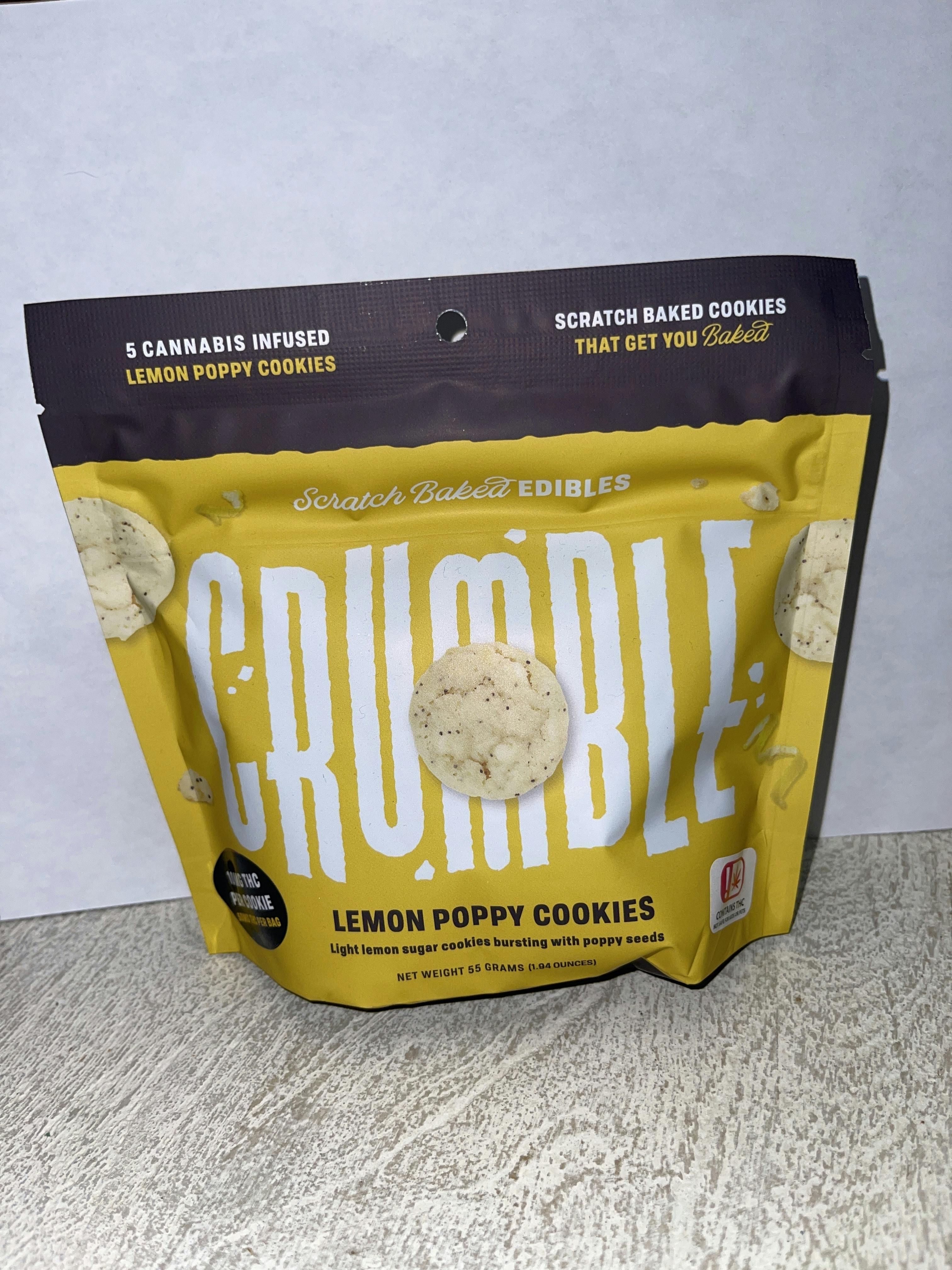 CRUMBLE - LEMON POPPY COOKIES