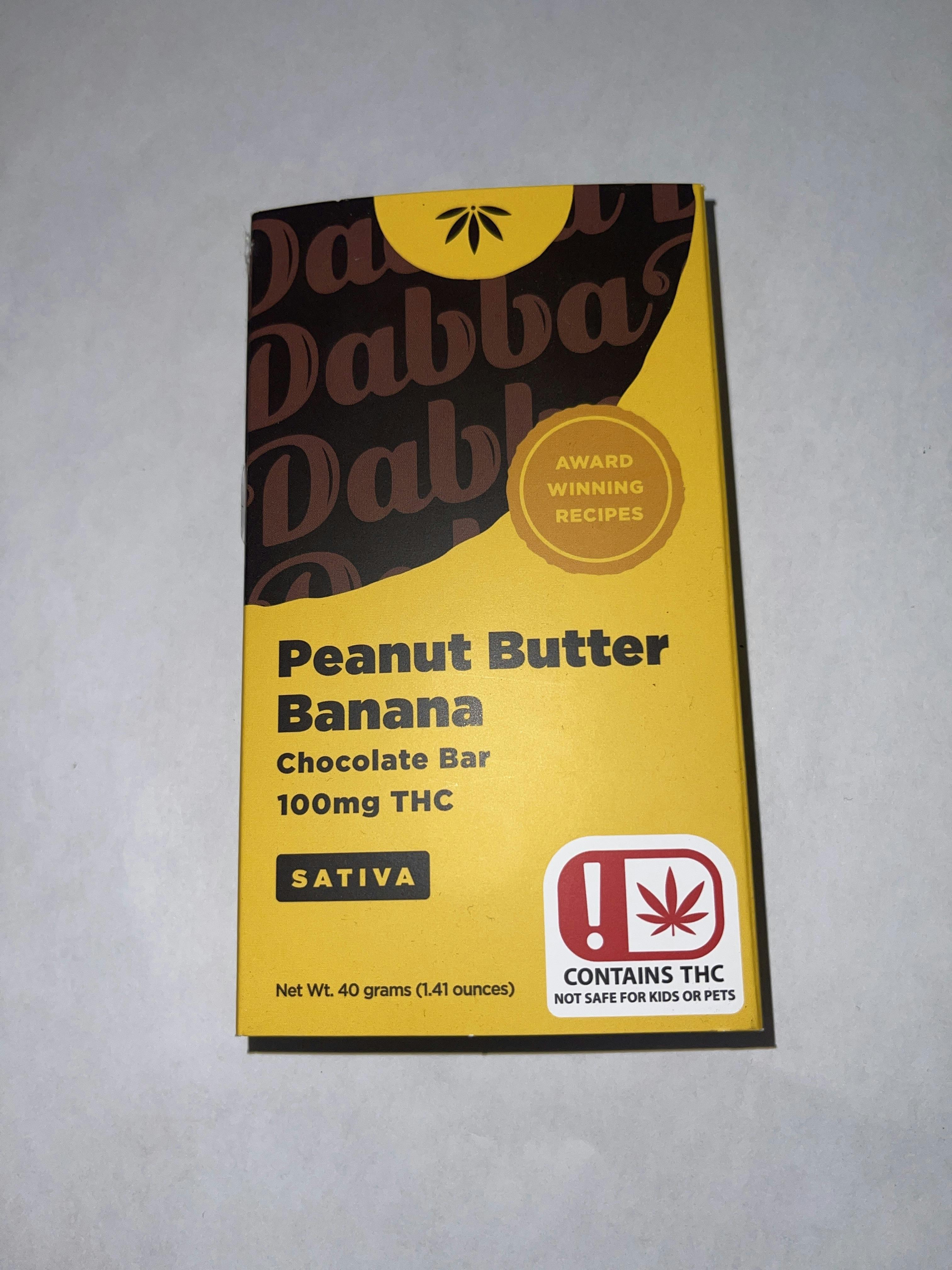 Dabba 500MG THC CHOCOLATE-HYBRID - PEANUT BUTTER BANANA