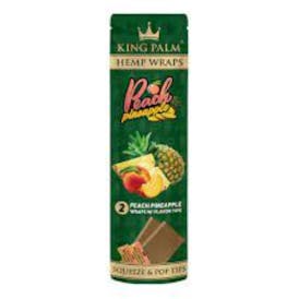 King Palm Hemp Wraps 2pk ( Peach Pineapple )