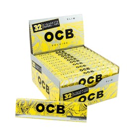 OCB Solaire Slim Rolling Papers + Tips