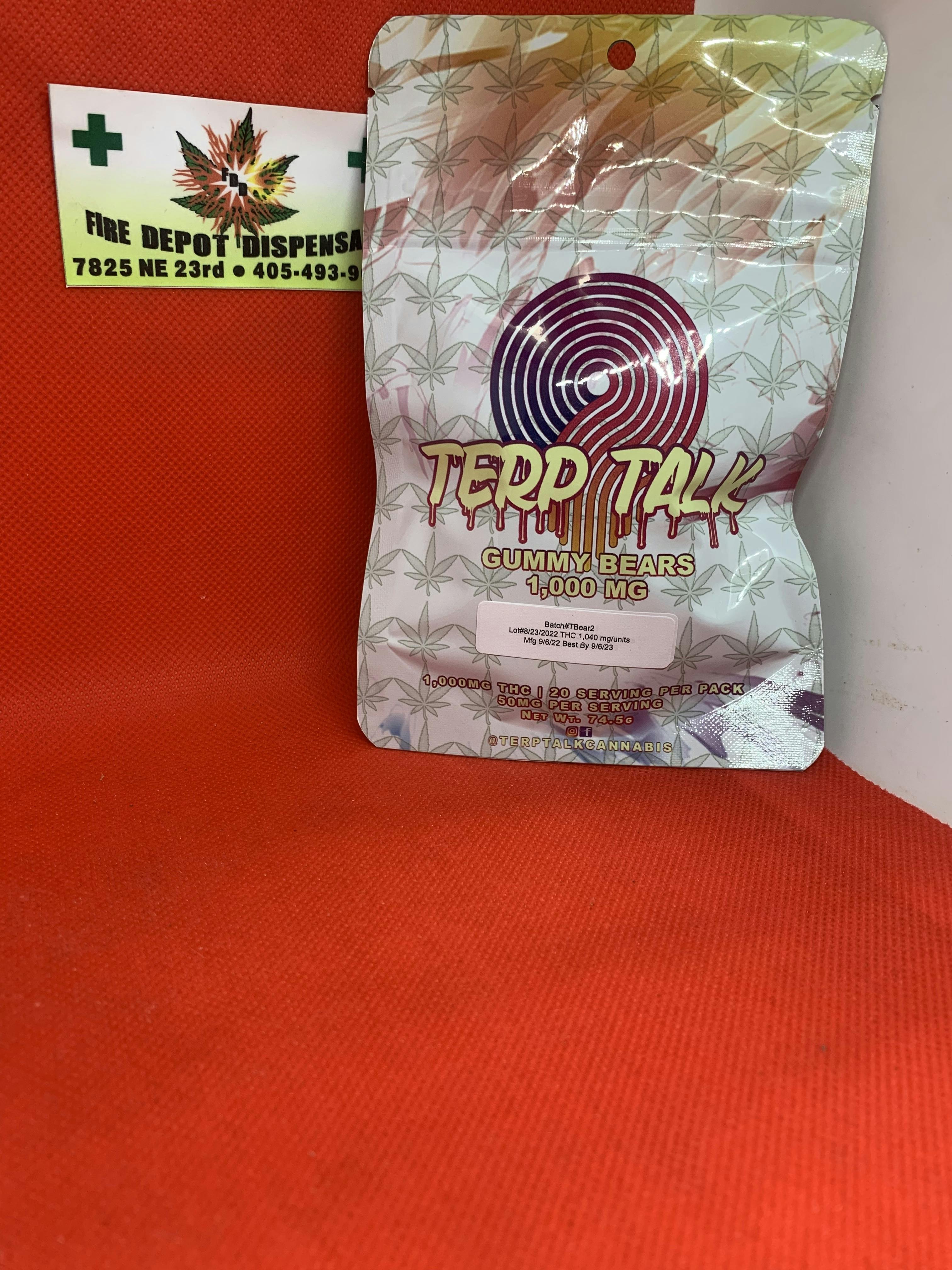 Terp Talk 1,000mg Gummy Bears
