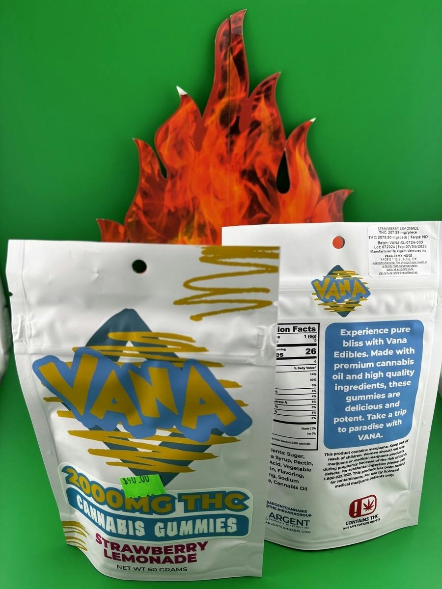 Vana 2,000mg Gummies (Strawberry Lemonade)