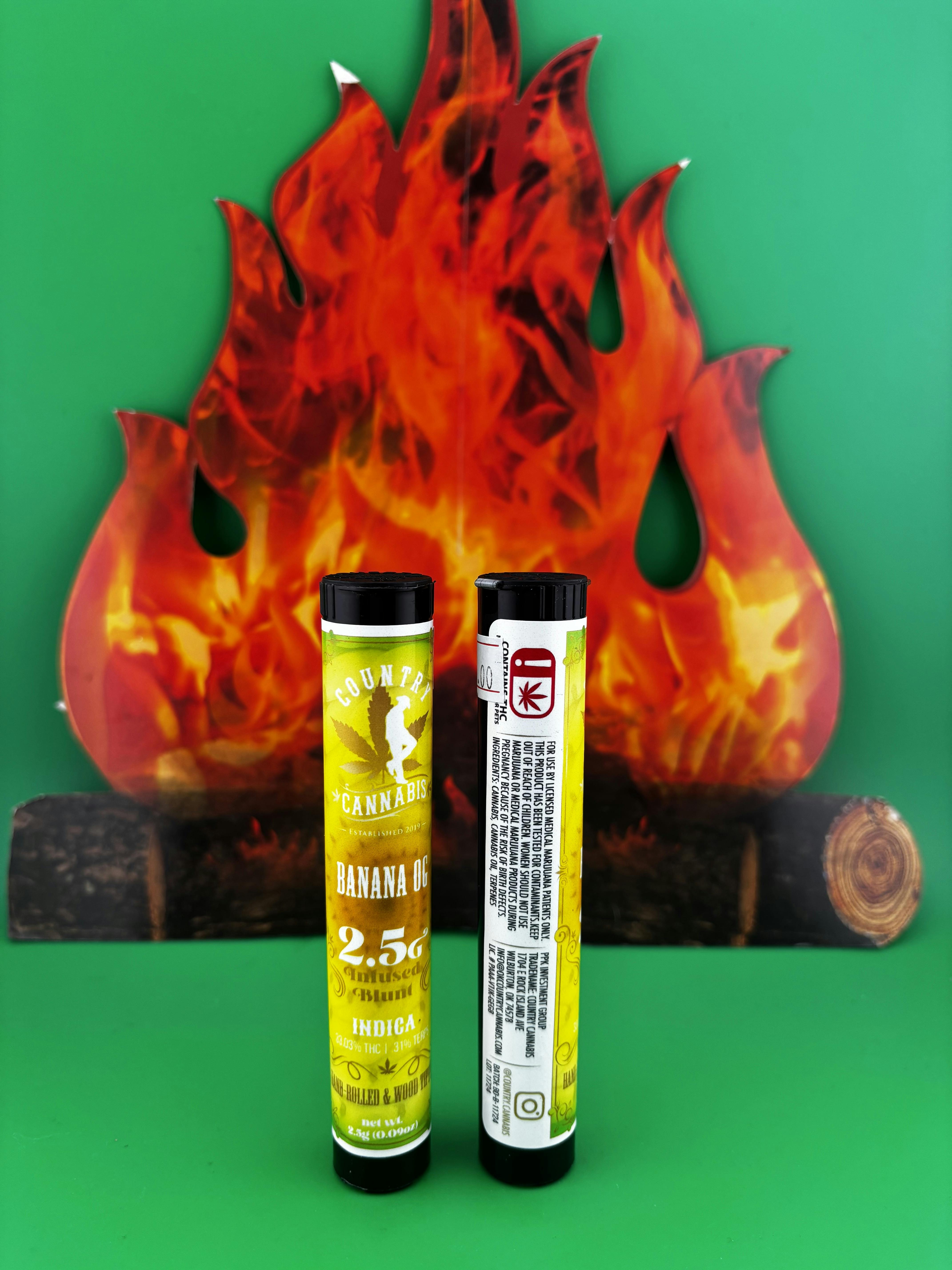 Country Cannbis 2.5G Infused Blunt (Banana OG)