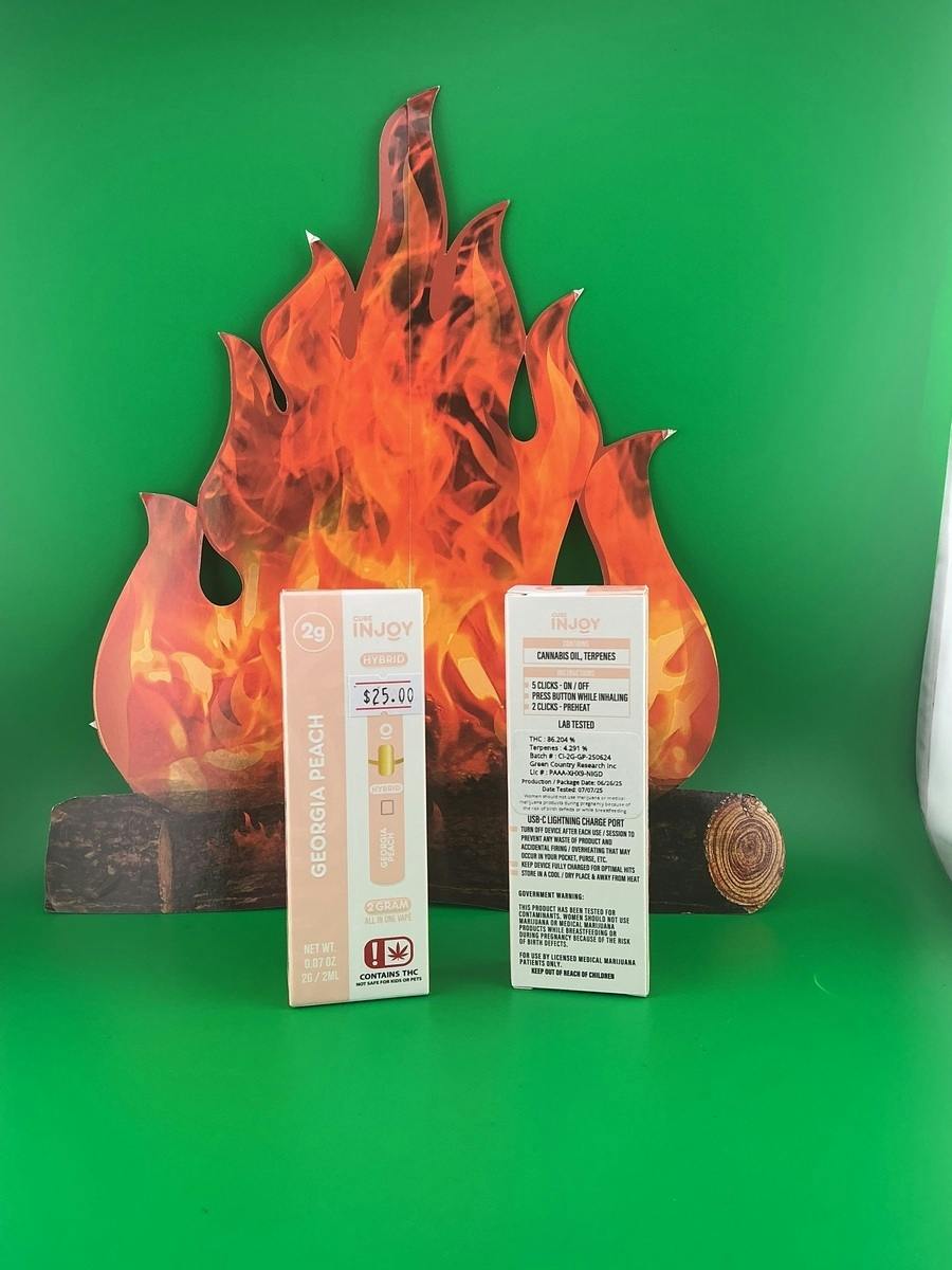 Cure Injoy 2g Disposable (Georgia Peach)