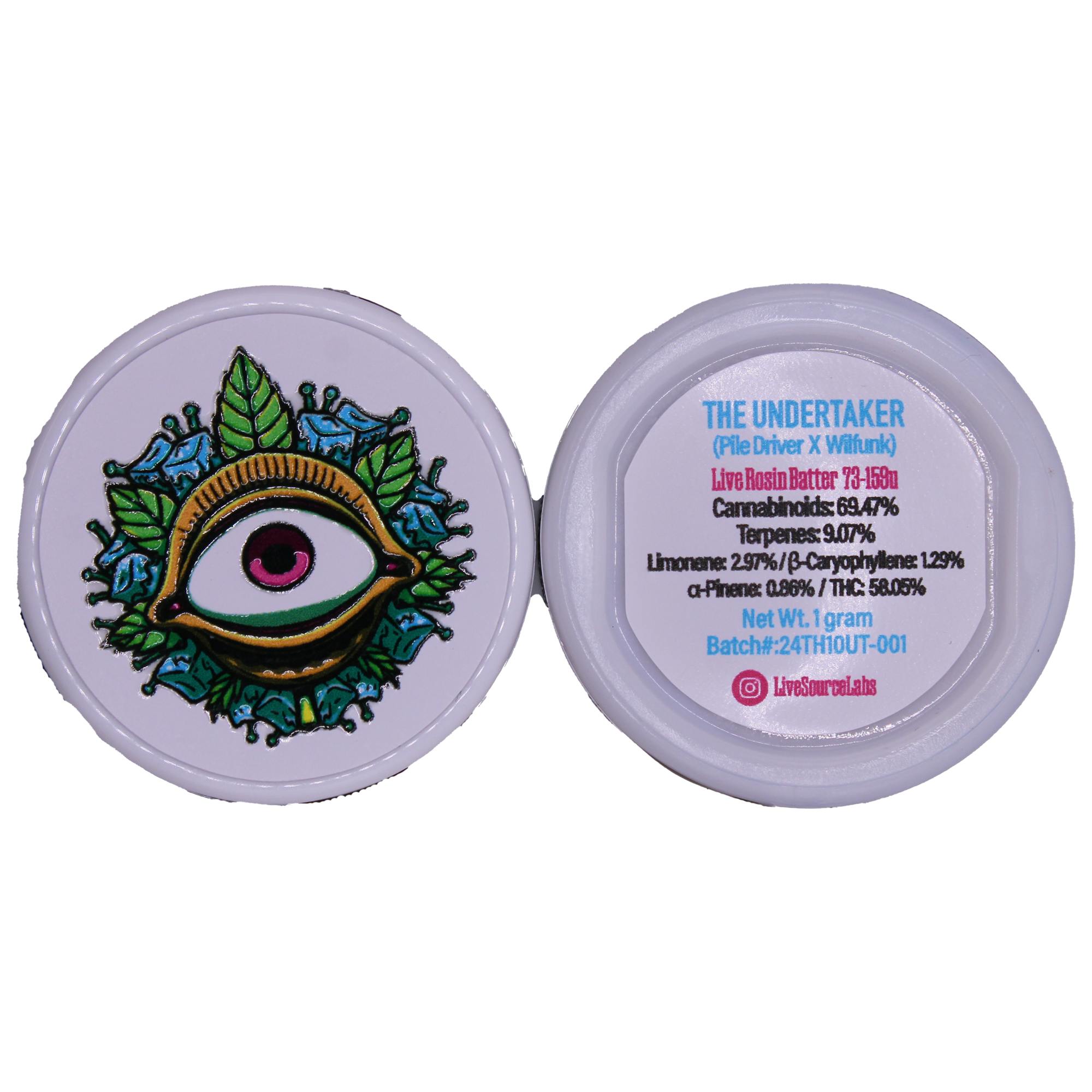 Live Source Labs | The Undertaker | Live Rosin | 1G