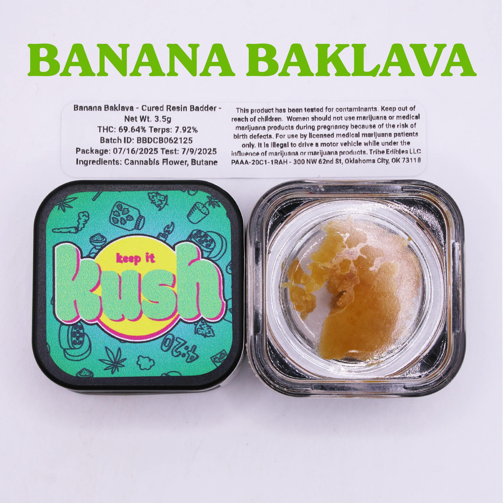 Keep It Kush Banana Baklava Badder