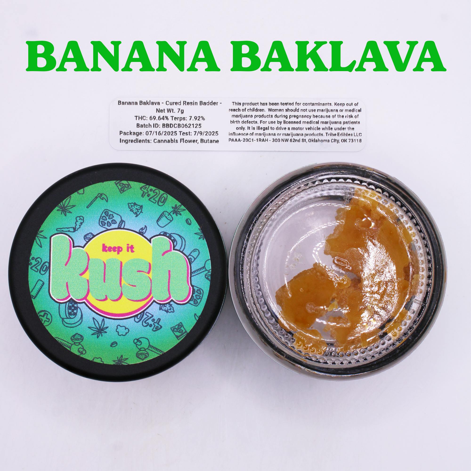 Keep It Kush - Banana Baklava 7G Badder