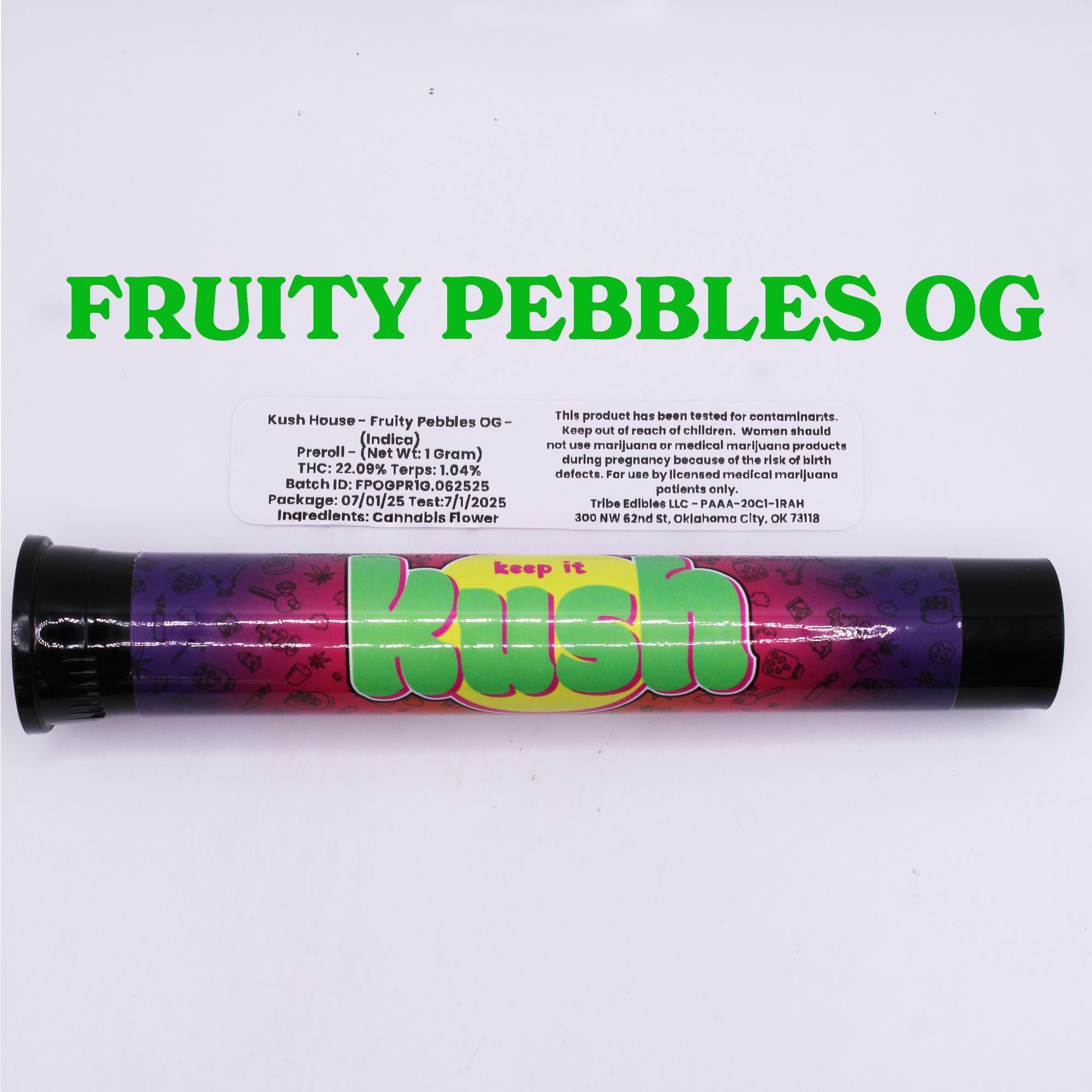Keep It Kush - Fruity Pebbles OG 1G Preroll