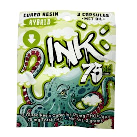 Ink - 75mg Hybrid Cured Resin Capsules (25mg Each)