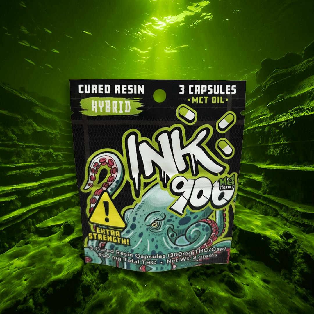Ink Cured Resin Capsules