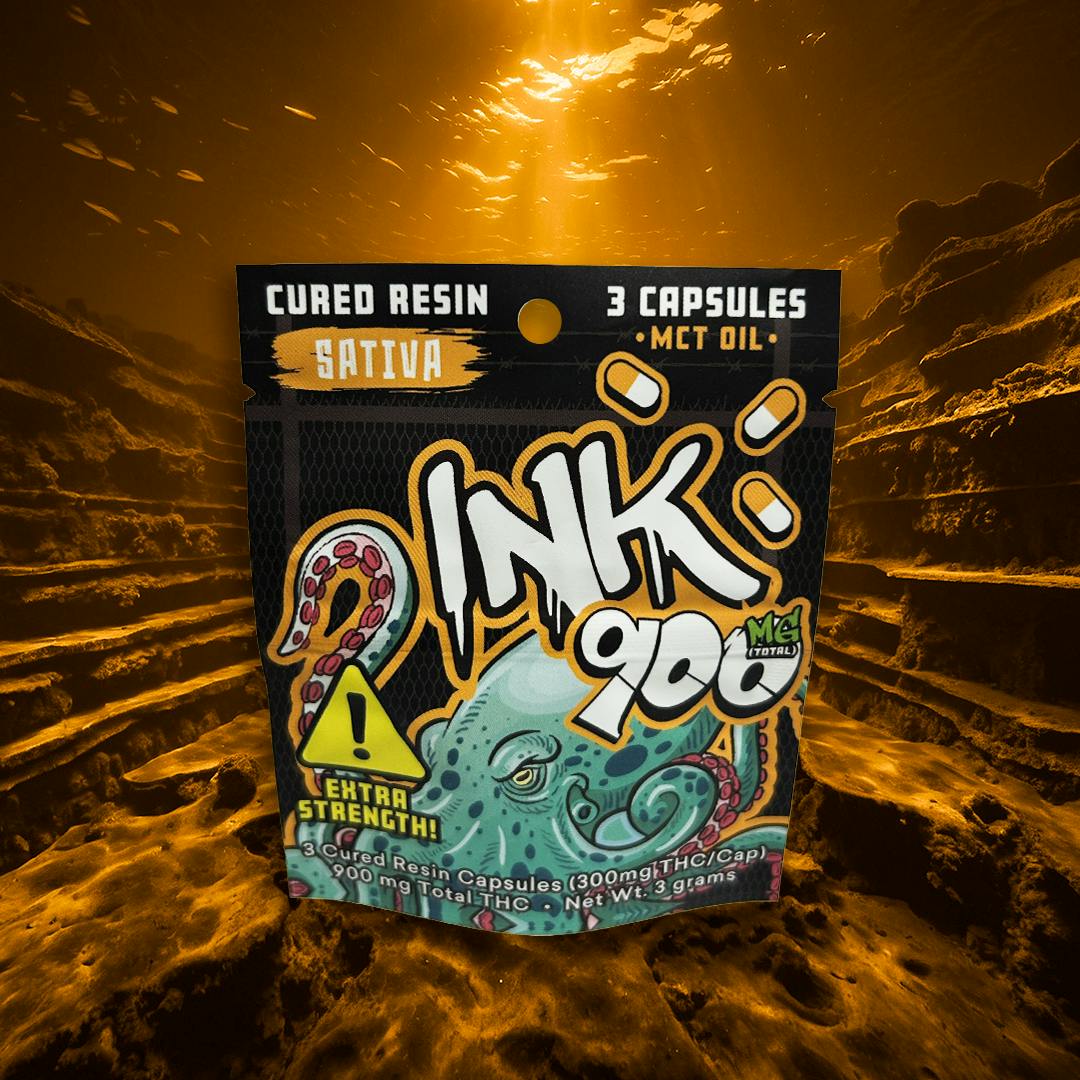 Ink Cured Resin Capsules