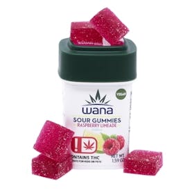 Wana Raspberry Limeade Indica 300mg