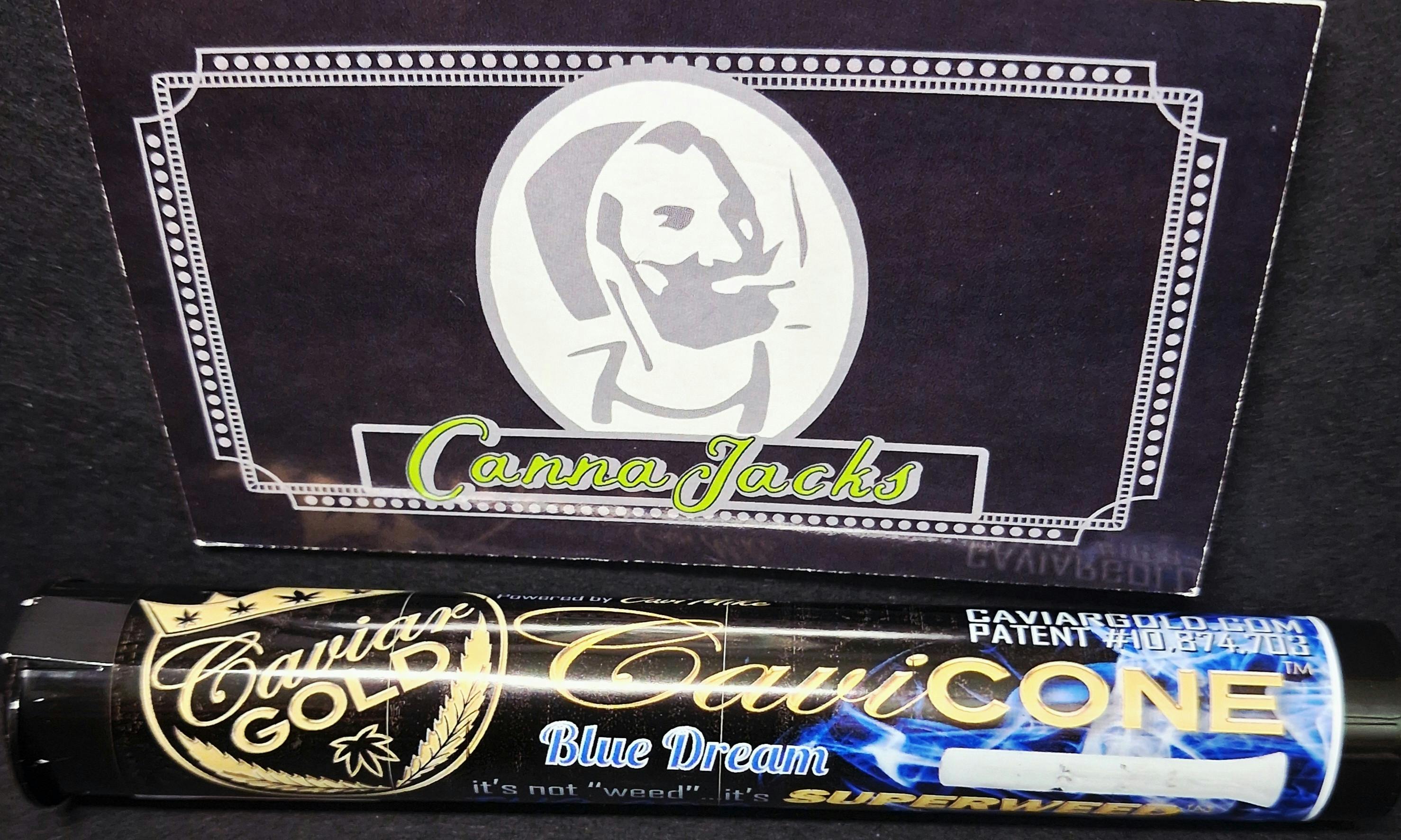 Cavi Cone | Blue Dream | Infused Pre-Roll | 1.3g by Caviar Gold