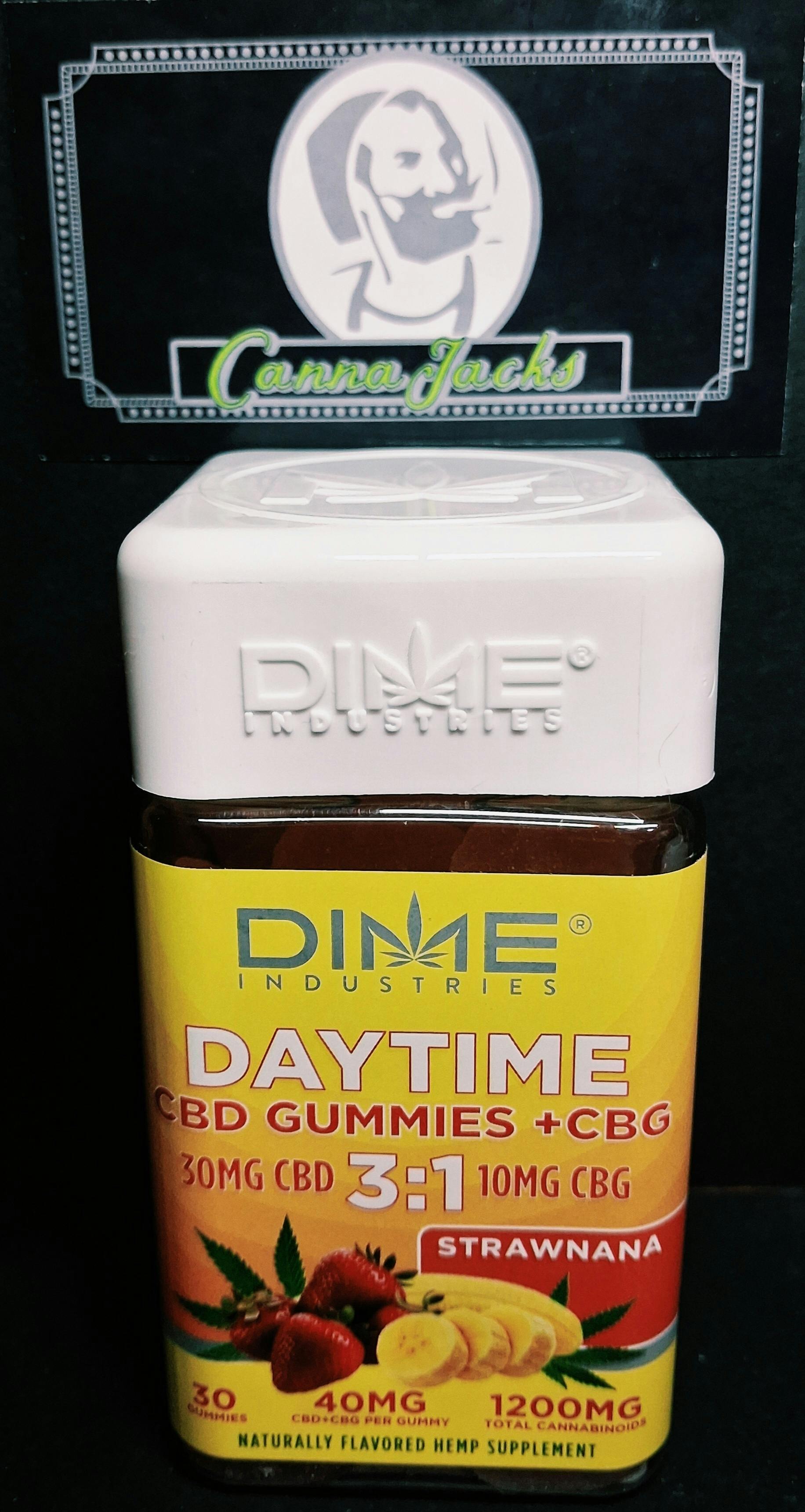 Strawnana Daytime CBD+CBG | Wellness Line | 30ct Gummies by Dime Industries