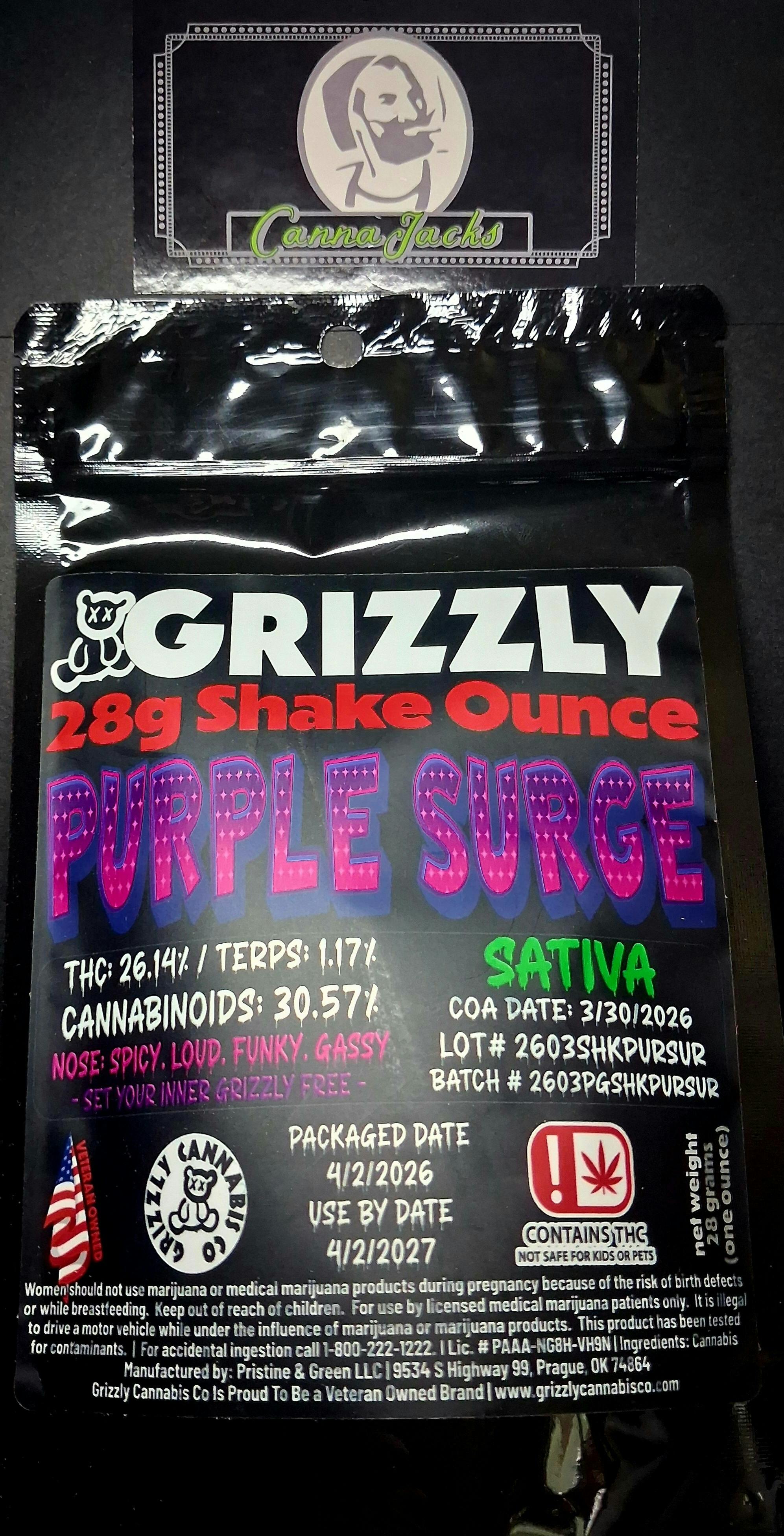 Shake | 28G | Purple Surge ($15 OTD)