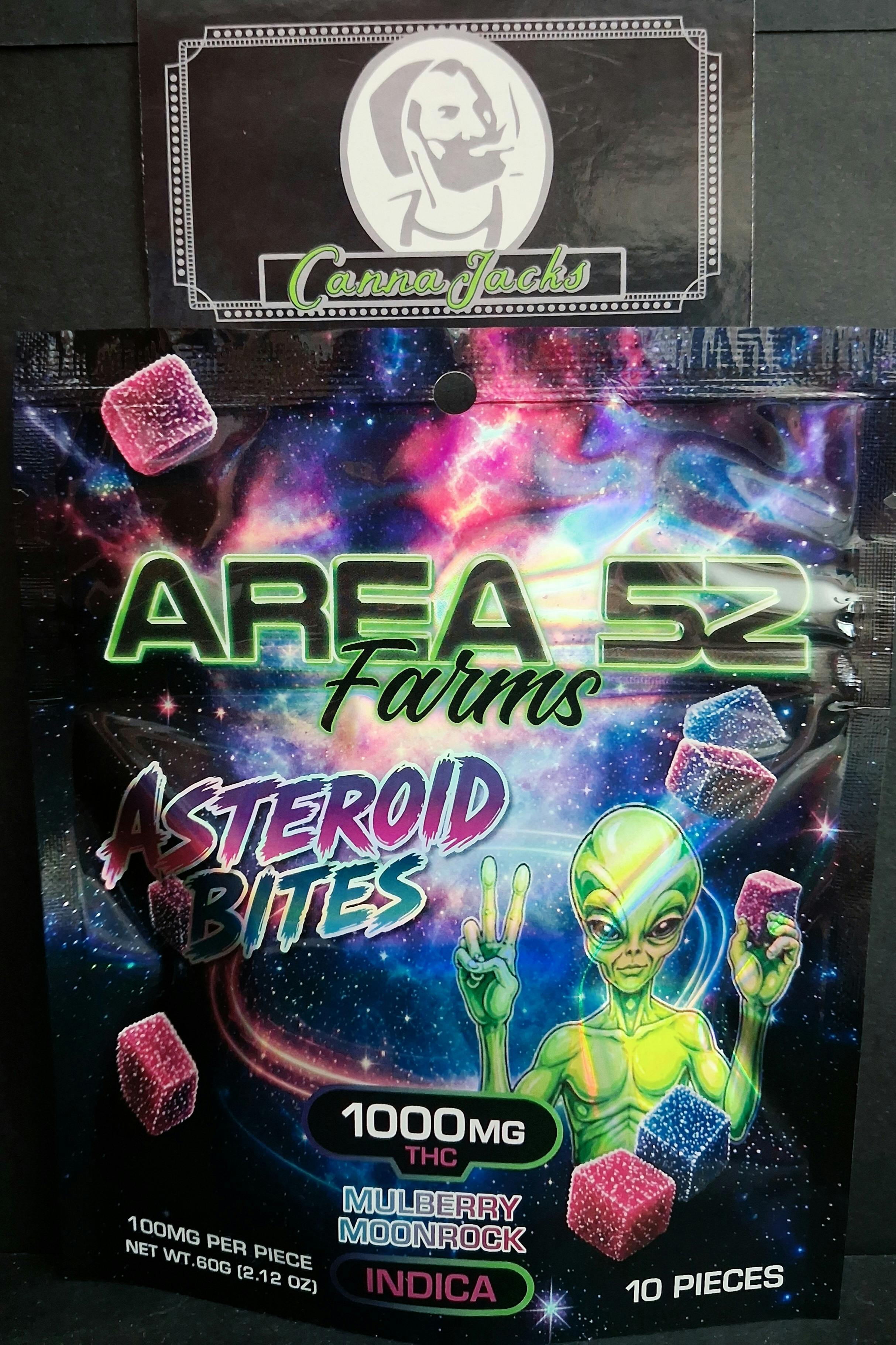Asteroid Bites l 1000mg Mulberry Moonrock ($15 OTD)