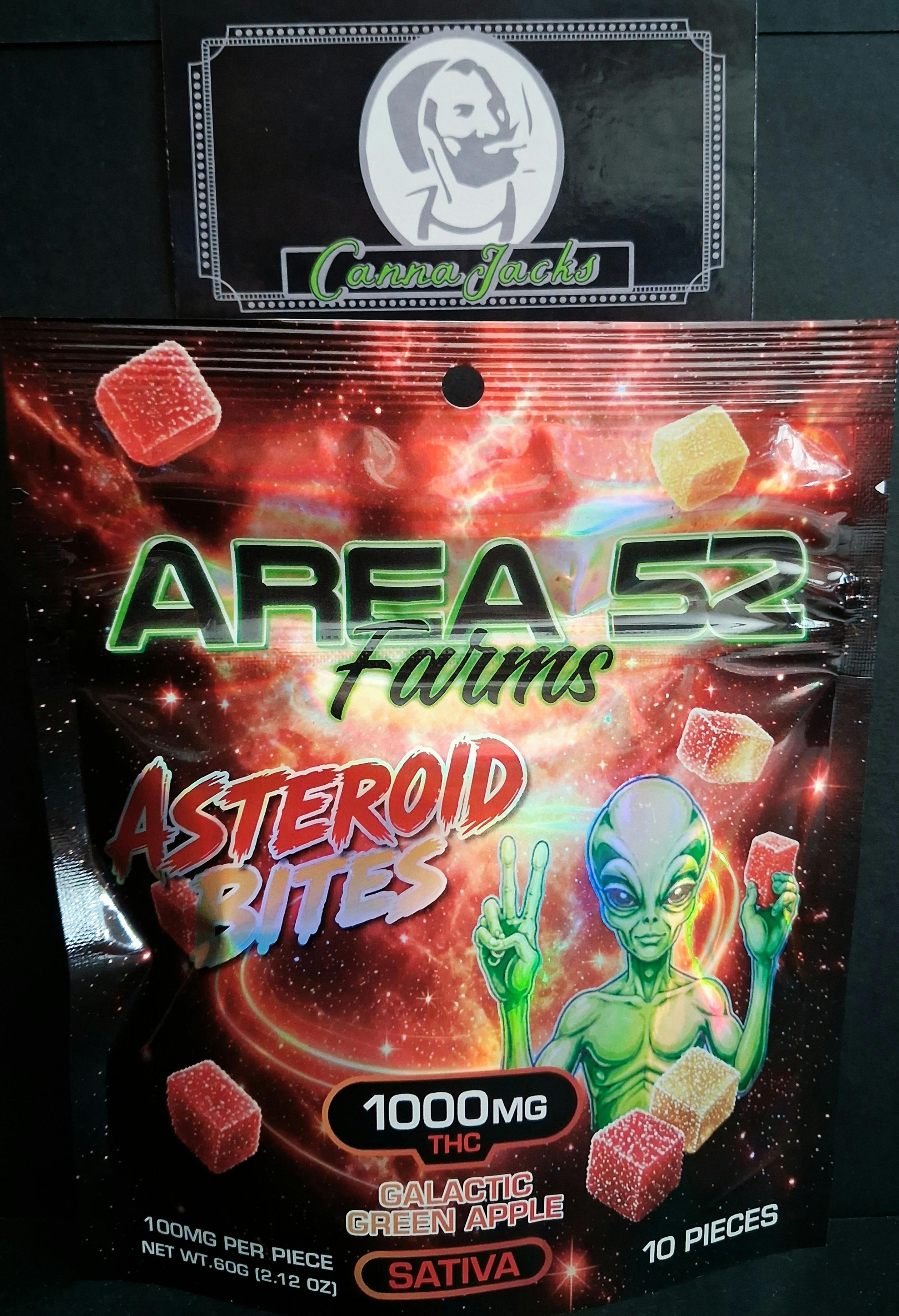 Asteroid Bites l 1000mg Galactic Green Apple ($15 OTD)