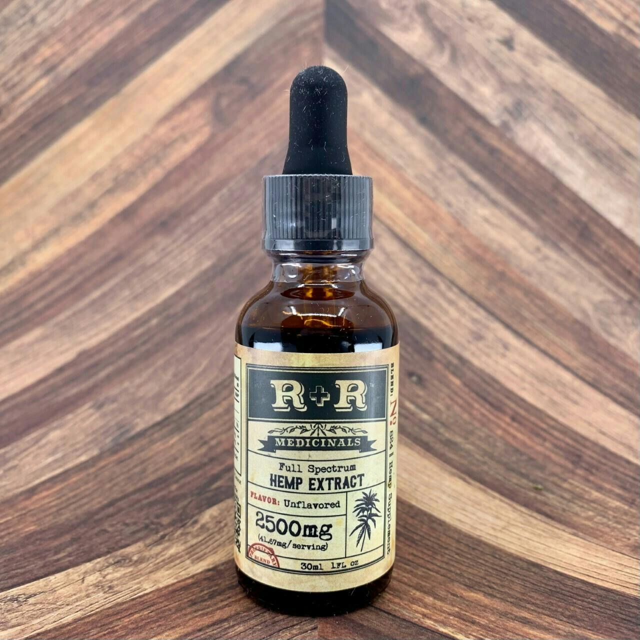R+R: CBD Tincture 2500mg