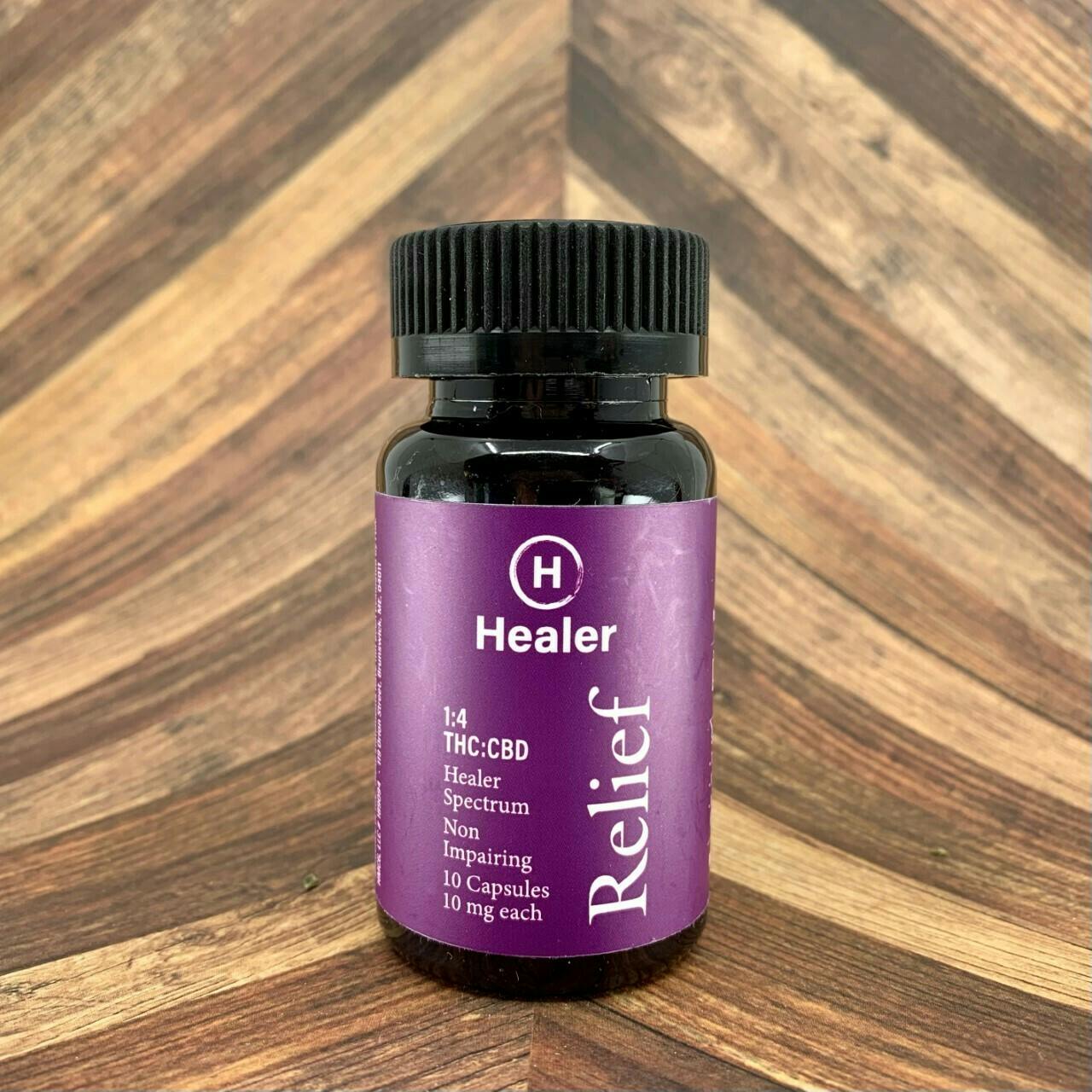 Healer Relief Capsules 10pk at Farley's Cannabis Farm (Medical)