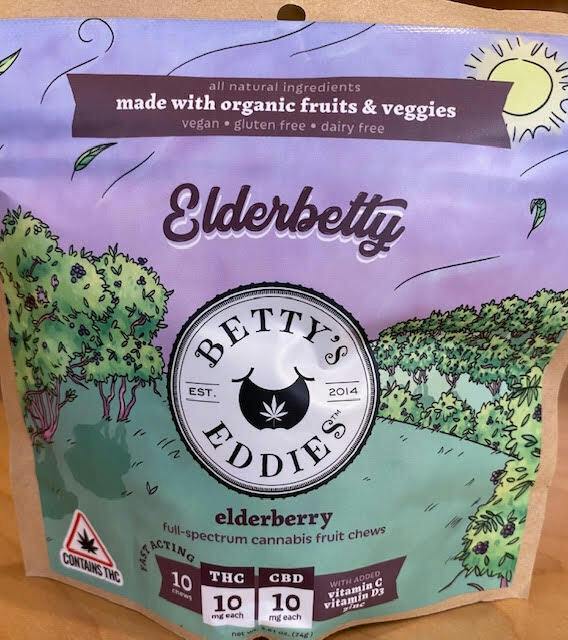 Elderbettys 100mg 1:1 10mg THC/10mg CBD per serving