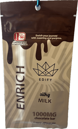 Milk Chocolate 1000mg Chocolate Bar- Edify