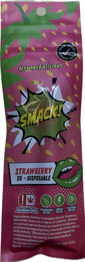 Strawberry 2g Disposable- Smack!