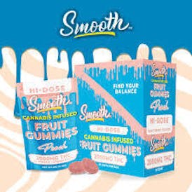 Peach 2000mg Gummies- Smooth