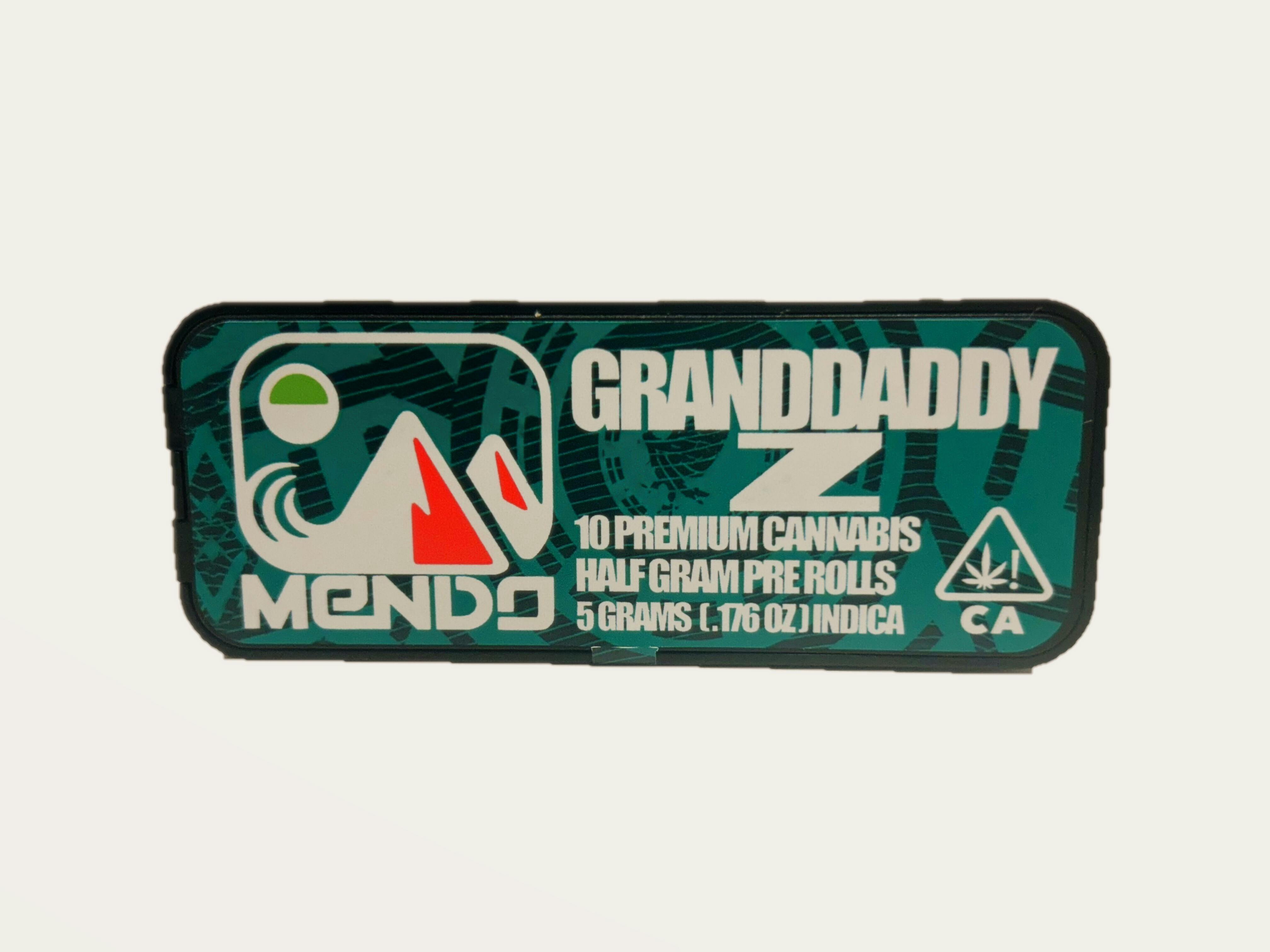 Mendo | Granddaddy Z (I) | 0.5g x 10pk Prerolls
