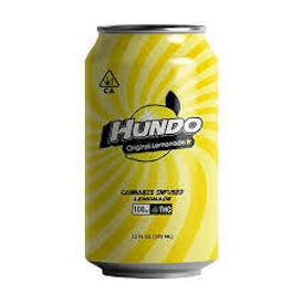 HUNDO-CLASSIC LEMONADE 12OZ 100MG