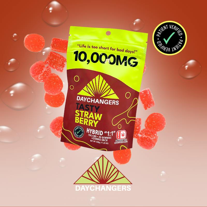 Day Changer "Tasty Strawberry" 10,000mg Gummies