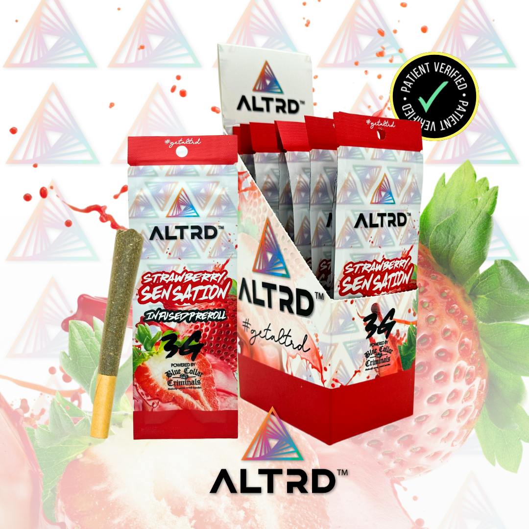 ALTRD | Strawberry Sensation | Infused Joint | 3g