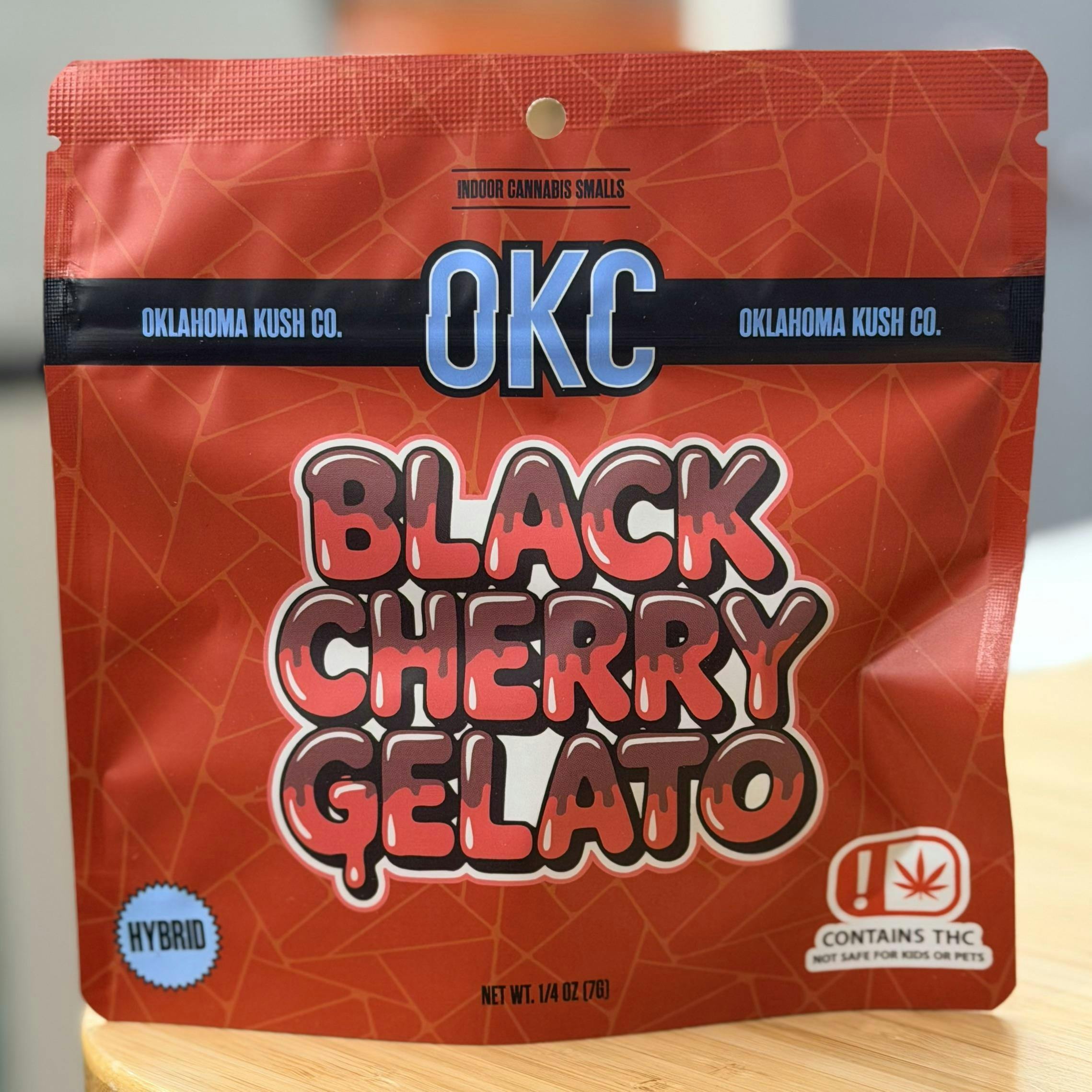 O.K.C "Black Cherry Gelato" 3.5g Pre Packed Flower
