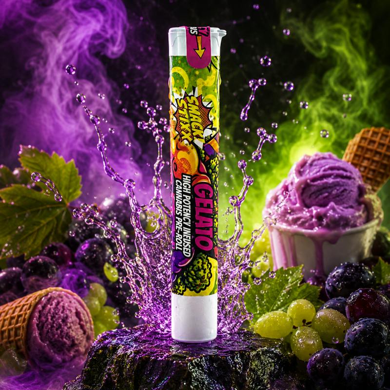 Smack Stixx "Gelato" .7g Infused Pre Roll