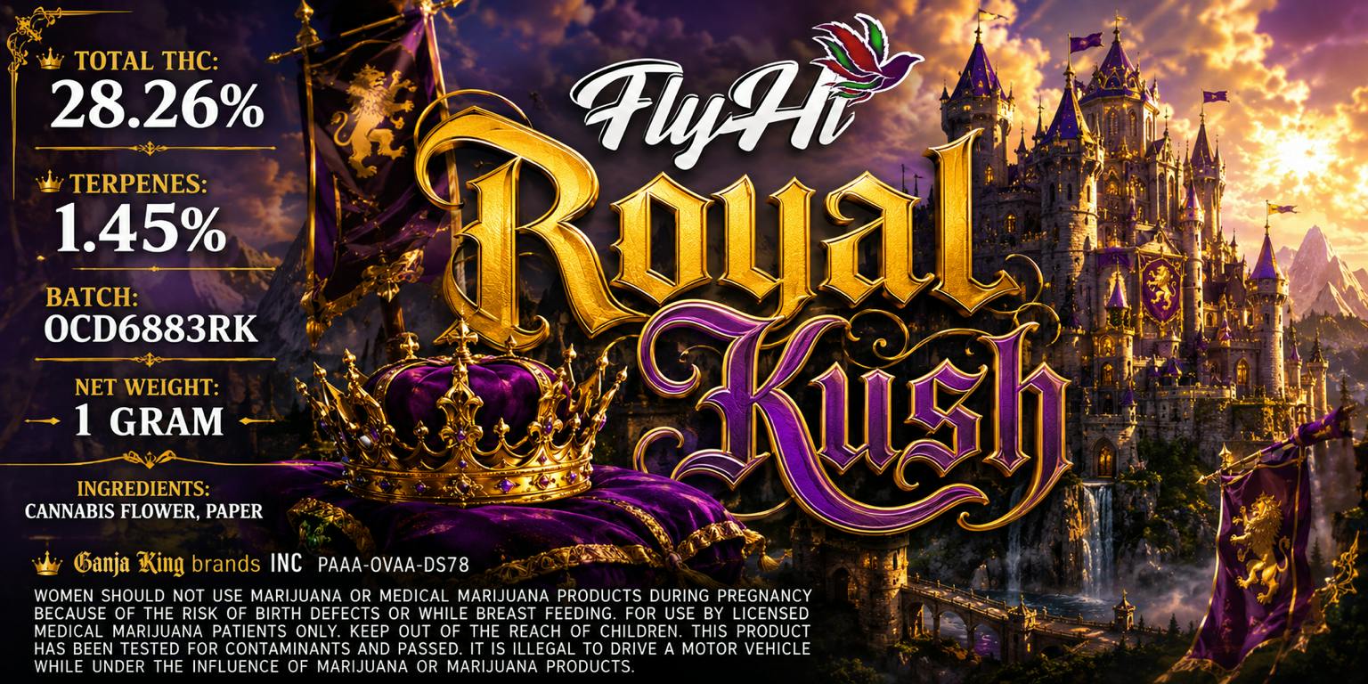 Fly Hi "Royal Kush" 28pk Pre Rolls