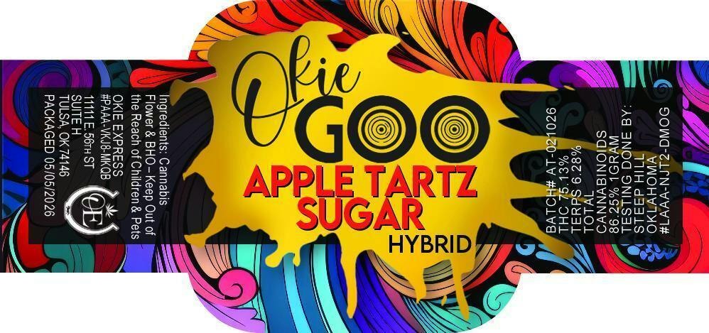 Okie Goo "Apple Tartz" 1g Concentrate