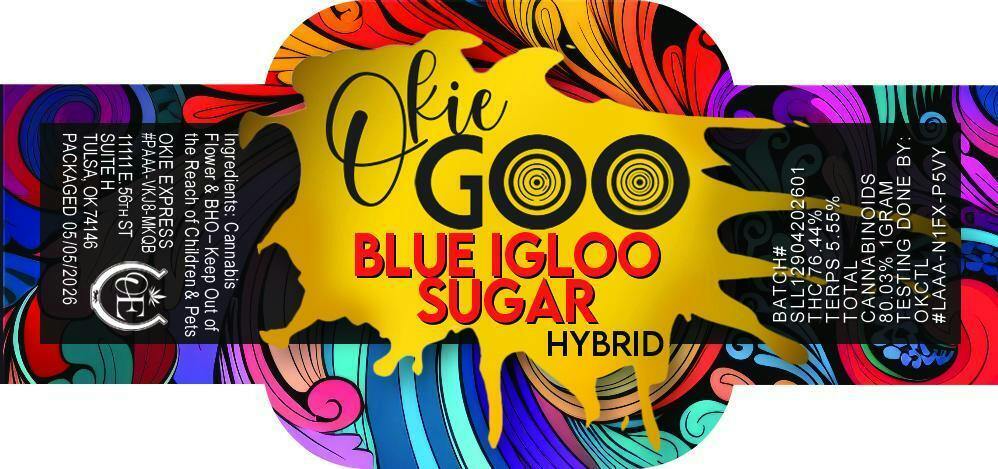 Okie Goo "Blue Igloo" 1g Concentrate