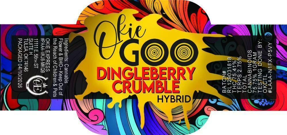 Okie Goo "Dingleberry" 1g Concentrate