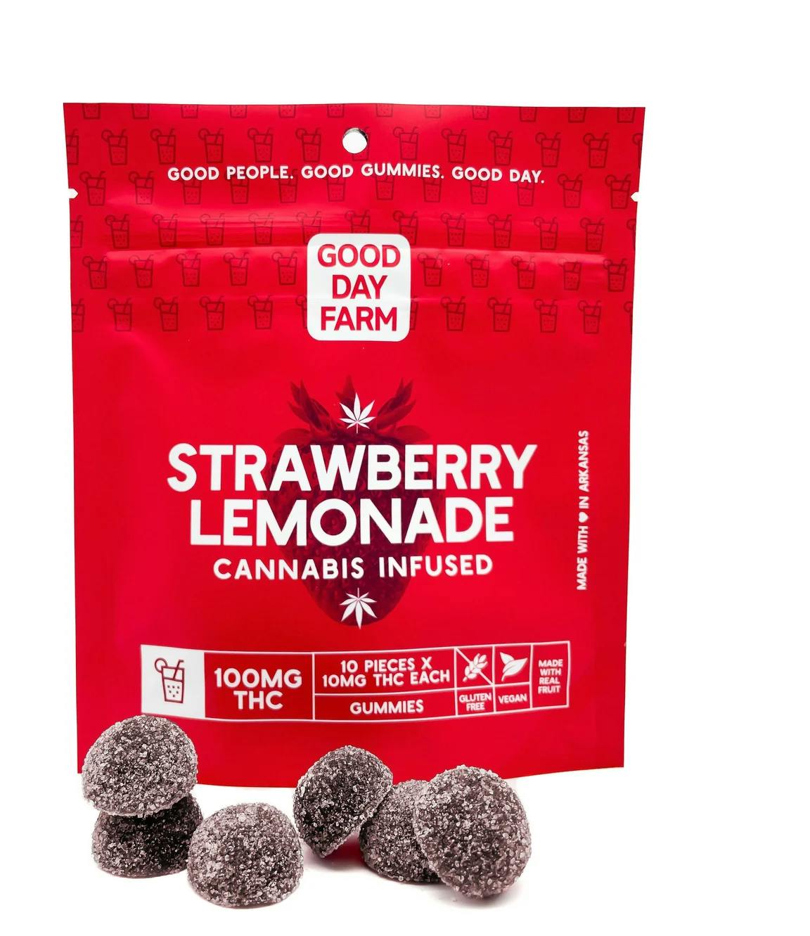Strawberry Lemonade (100mg) at Harvest Cannabis Arkansas