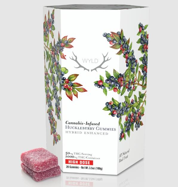 Huckleberry Hybrid Enhanced Gummies | 1000mg | 20ct | 50mg/ea