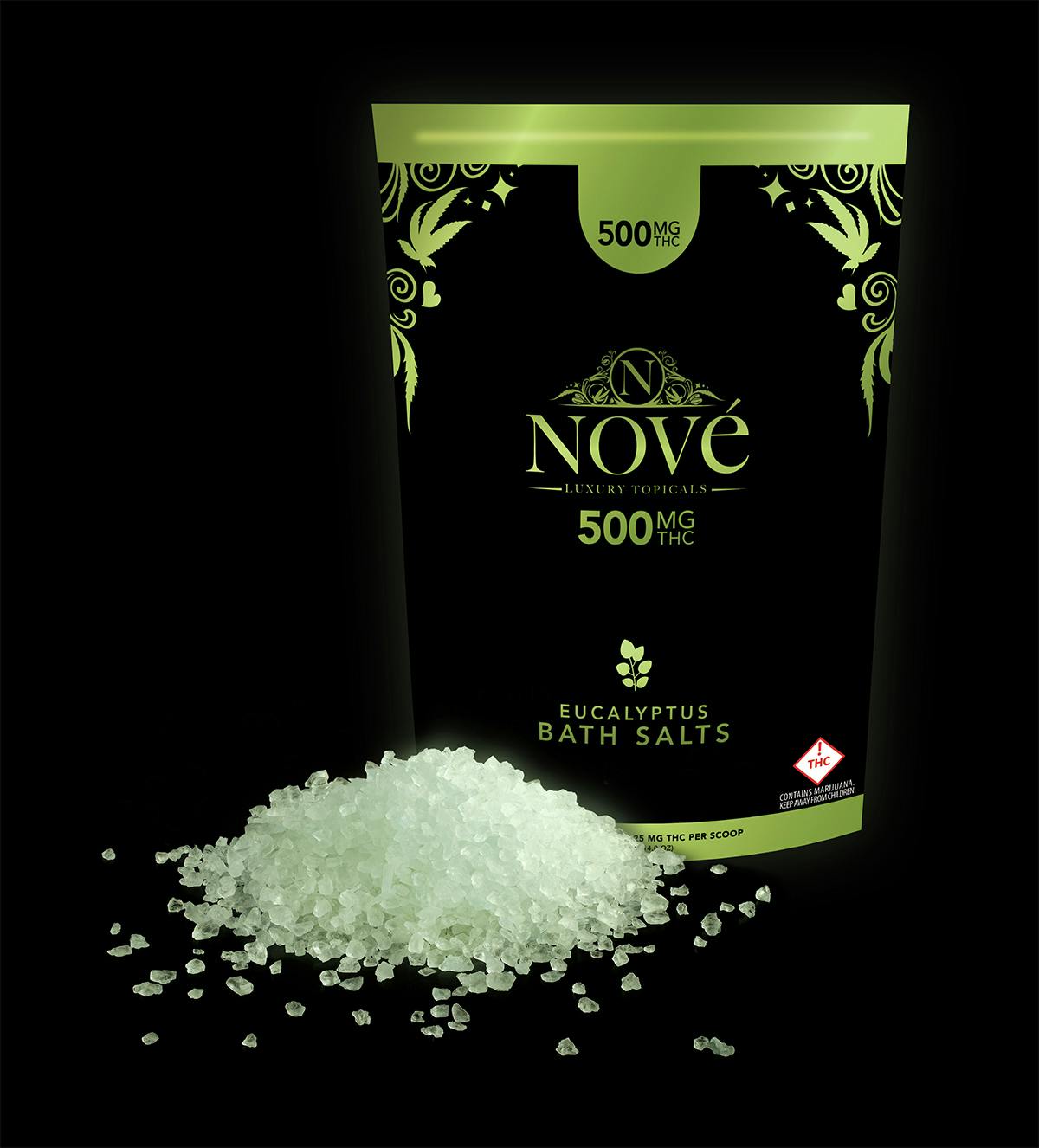 Nove | Eucalyptus | 500mg Bath Salts