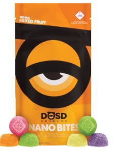 Nano Bites - Mixed Fruit 1000mg, Hybrid Enhanced by DŌSD Edibles