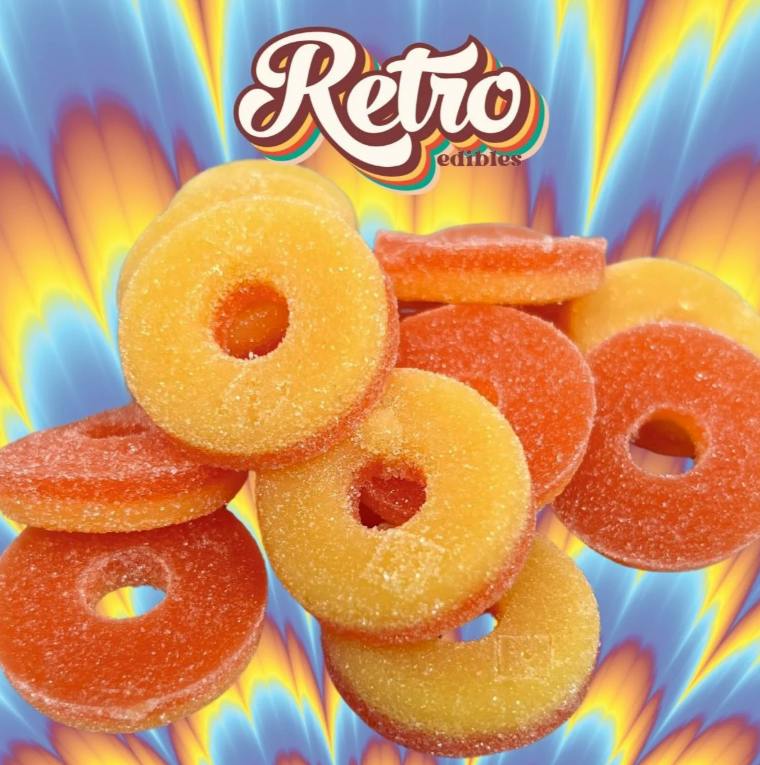 Retro | Retro | Peach Ring Gummies | 2,000mg | 20ct | 100mg/ea by Retro