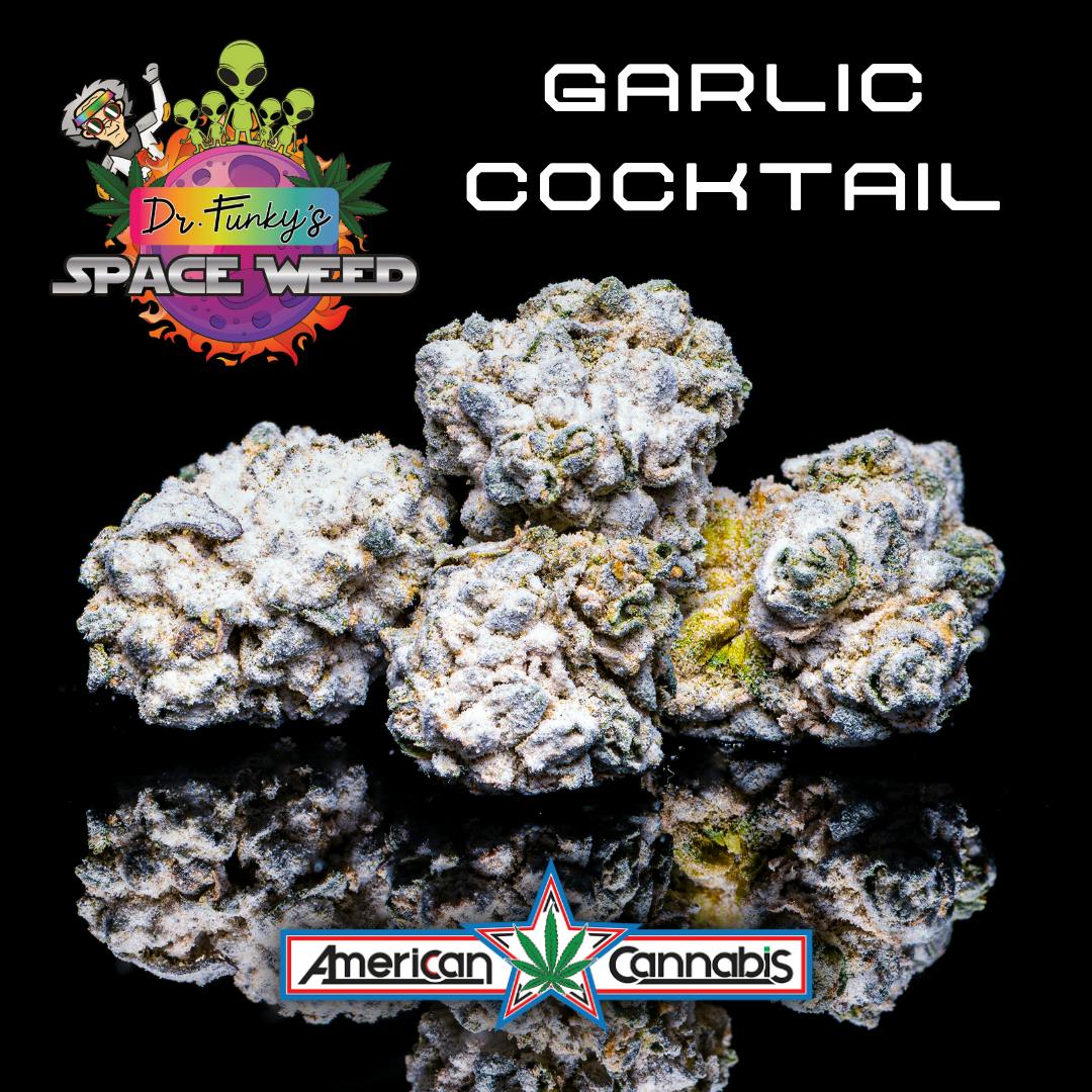 Dr. Funky's Space Weed - 3.5g MoonRocks Garlic Cocktail -Indica