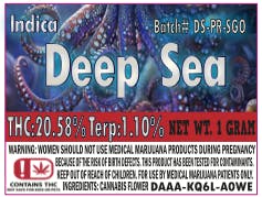 SGO - 1g Pre-roll - Deep Sea