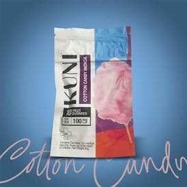 (KUNI) Cotton Candy Gummies 100mg Indica (10pack)